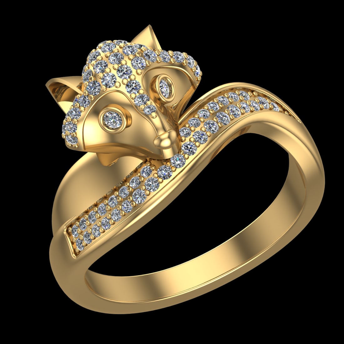 0.52 Ctw VS/SI1 Diamond 10k Yellow Gold Engagement Ring ( (ALL DIAMOND ARE: Total Daimond Weight :-0.52 Ctw Color : J-K Clarity : VS/SI1 Setting : Prong Metal Weight : Approx 9.39 gram 10k Yellow Gold Engagement Ring Size 6 (ALL DIAMOND ARE LAB GROWN) #3SS22444v15