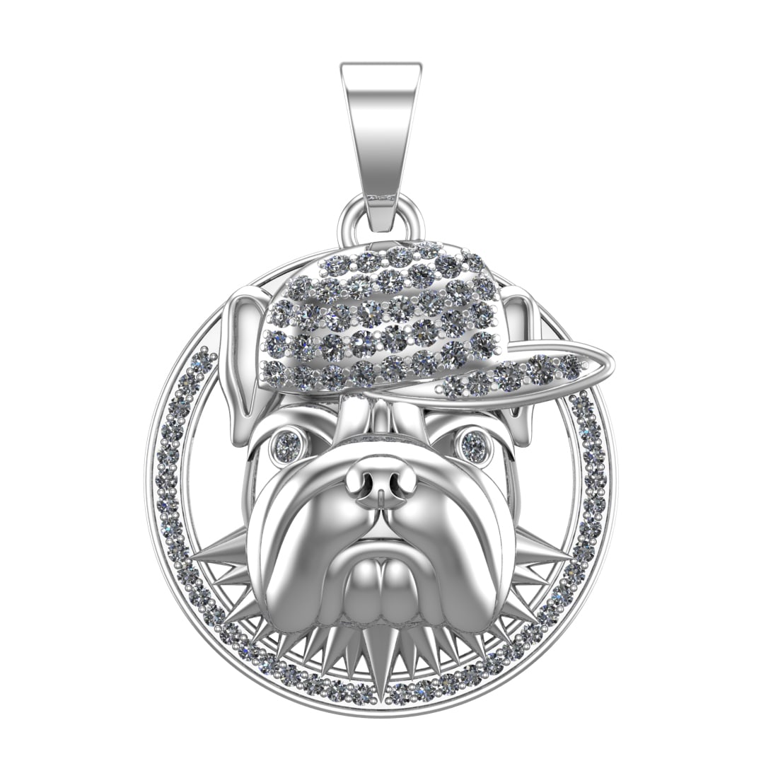 1.46 Ctw SI2/SI1 Diamond Prong Set 14k white Gold Pandant (ALL DIAMOND ARE: Total Daimond Weight :-1.46 Ctw Color : G-H Clarity : SI2/SI1 Setting : Prong Metal Weight : Approx 26.04 gram 14k White Gold Pandant (ALL DIAMOND ARE LAB GROWN ) #3SS23089v15