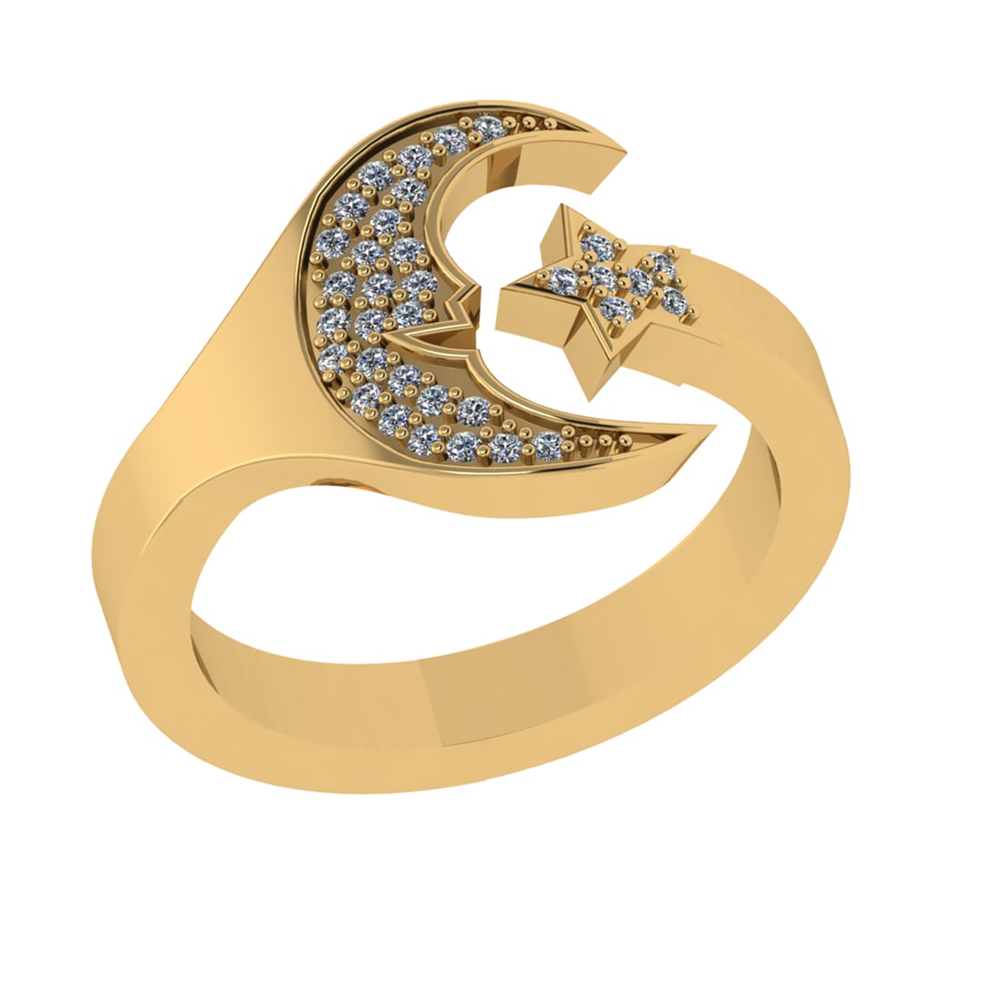 0.17 Ctw VS/SI1 Diamond 14k Yellow Gold Cuslter Engagement Ring: Total Daimond Weight :-0.17 Ctw Color : G-H Clarity : VS/SI1 Setting : Prong Metal Weight : Approx 4.91 gram 14k Yellow Gold Cuslter Engagement Ring Current Ring Size 6 (ALL DIAMOND ARE LAB GROWN ) #3