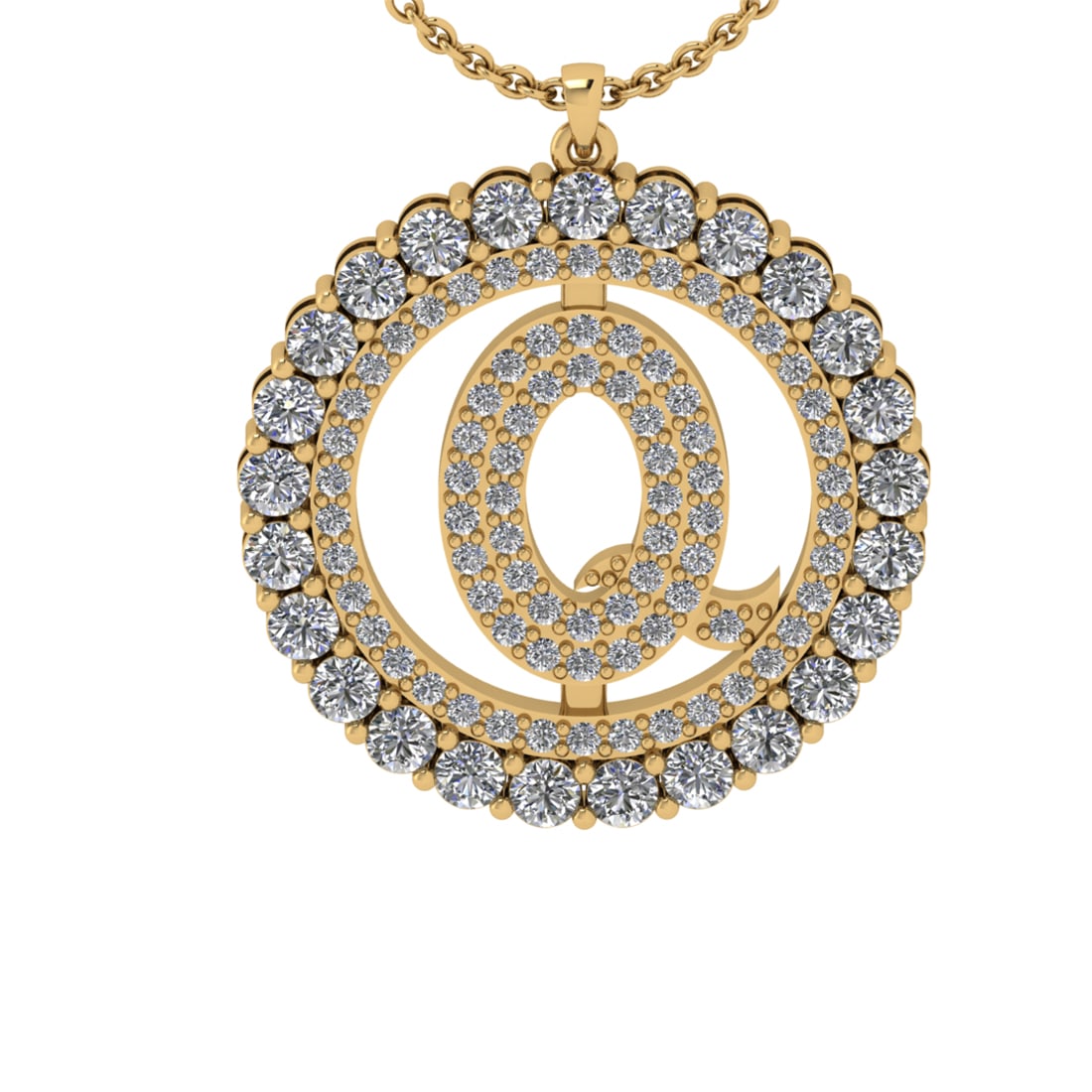1.25 Ctw VS/SI1 Diamond 14K Yellow Gold Necklace (ALL DIAMOND ARE LAB GROWN: Total Diamond Weight :-1.25 Ctw (Round cut) Color :- J-K Clarity : VS/SI1 Setting : Prong Metal Weight : Approx 3.40 gram 14K Yellow Gold Necklace (ALL DIAMOND ARE LAB GROWN ) #3SS68445v12