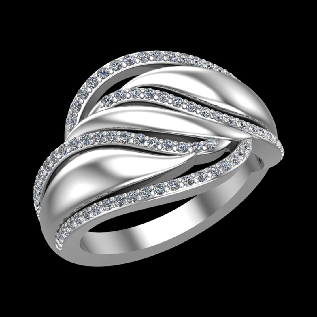 0.61 Ctw I2/I3 Diamond Prong Set 10k white Gold Engagement Ring: Total Daimond Weight :-0.61 Ctw Color : J-K Clarity : I2/I3 Setting : Prong Metal Weight : Approx 11.01 gram 10k White Gold Engagement Ring Current Ring Size 8 (ALL DIAMOND ARE LAB GROWN ) #3SS96712v1