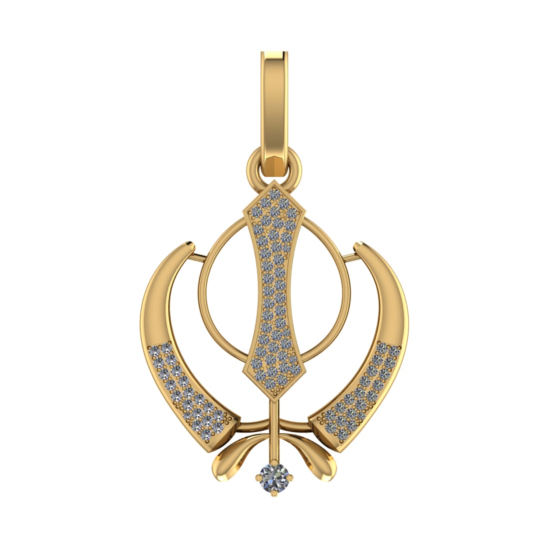 1.47 Ctw SI2/SI1 Diamond Prong Set 14k Yellow Gold Pendant (ALL DIAMOND ARE: Total Daimond Weight :-1.47 Ctw Color : G-H Clarity : SI2/SI1 Setting : Prong Metal Weight : Approx 14.82 gram 14k Yellow Gold Pendant (ALL DIAMOND ARE LAB GROWN) #3SS65587v15