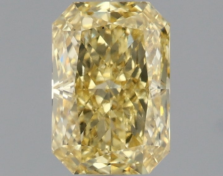 1.42 ctw. VS1 IGI Certified Radiant Cut Loose Diamond (LAB GROWN): IGI Certified Rad Cut Loose Diamond (LAB GROWN) - Weight :- 1.42 ctw; Color :- Fancy Vivid Yellow; Clarity :-VS1 #3SS23838v15