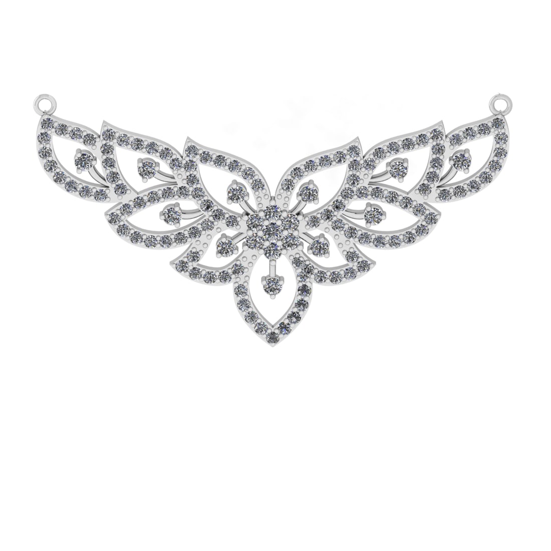 2.43 Ctw VS/SI1 Diamond 14k white Gold Pendant (ALL DIAMOND ARE LAB GROWN ): Total Daimond Weight :-2.43 Ctw Color : J-K Clarity : VS/SI1 Setting : Prong Metal Weight : Approx 8.25 gram 14k White Gold Pendant (ALL DIAMOND ARE LAB GROWN ) #3SS65098v15