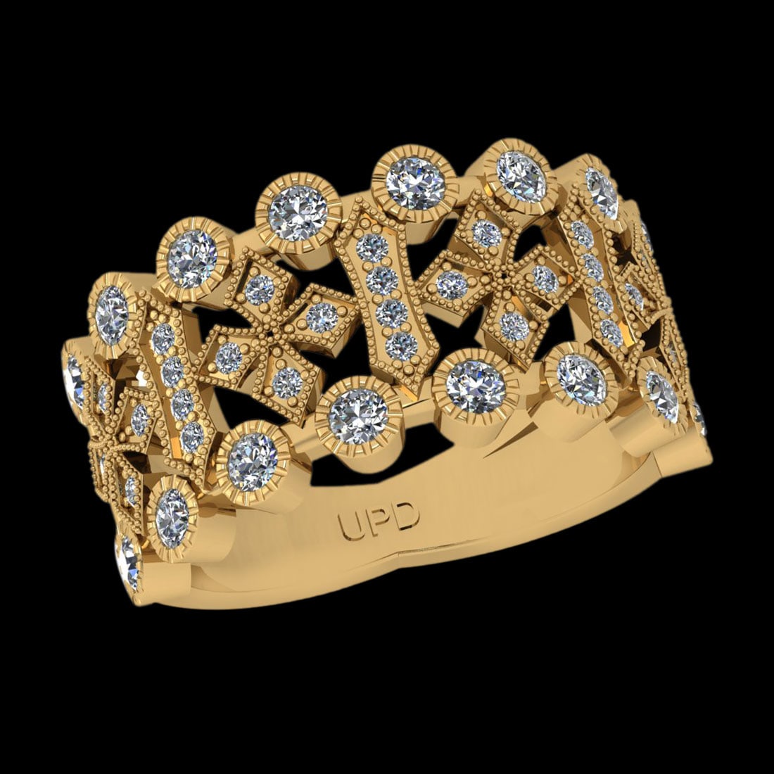0.72 Ctw VS/SI1 Diamond 10K Yellow Gold Vintage Style Engagement Ring: Diamond Weight : 0.72 Ctw ( Round Cut ) Diamond Stone Color : J-K Stone Clarity : VS/SI1 Stone Setting : Prong Metal Weight : Approx 5.80 Gram 10K Yellow Gold Vintage Style Engagement Ring Currnet Rin