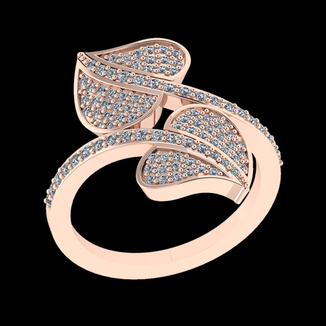0.57 CtwVS/SI1 Diamond 10k Rose Gold Engagement Ring: Total Daimond Weight :-0.57 Ctw Color : j-k Clarity : VS/SI1 Setting : Prong Metal Weight : Approx 4.91 gram 10k Rose Gold Engagement Ring Current Ring Size 6 (ALL DIAMOND ARE LAB GROWN ) #3SS96375v15