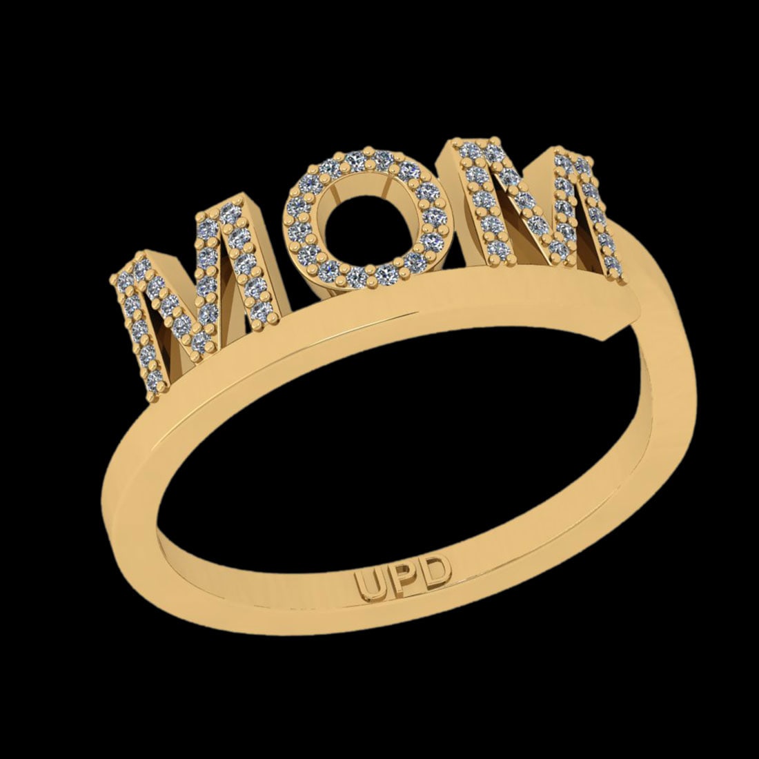 0.14 Ctw VS/SI1 Diamond 10K Yellow Gold Special Moms Ring: Diamond Weight : 0.14 Ctw ( Round Cut ) Diamond Stone Color : J-K Stone Clarity : VS/SI1 Stone Setting : Prong Metal Weight : Approx 2.80 Gram 10K Yellow Gold Special Moms Ring Currnet Ring Size-6 (AL