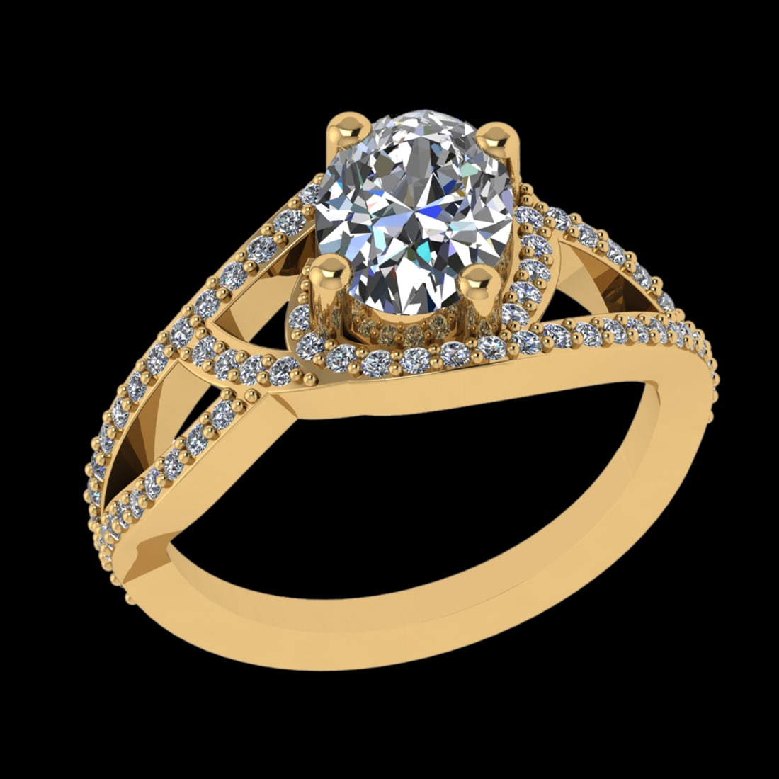 2.47 CtwVS/SI1 Diamond 10k Yellow Gold Engagement Ring: Center Daimond Weight :-2.00 Ctw ( Round Cut) Color : j-k Clarity : VS/SI1 Side Diamond Weight Of Ctw 0.47 Ctw Color : j-k Clarity : VS/SI1 Daimond Setting : Prong Metal Weight : Approx 4.91 gram 10k