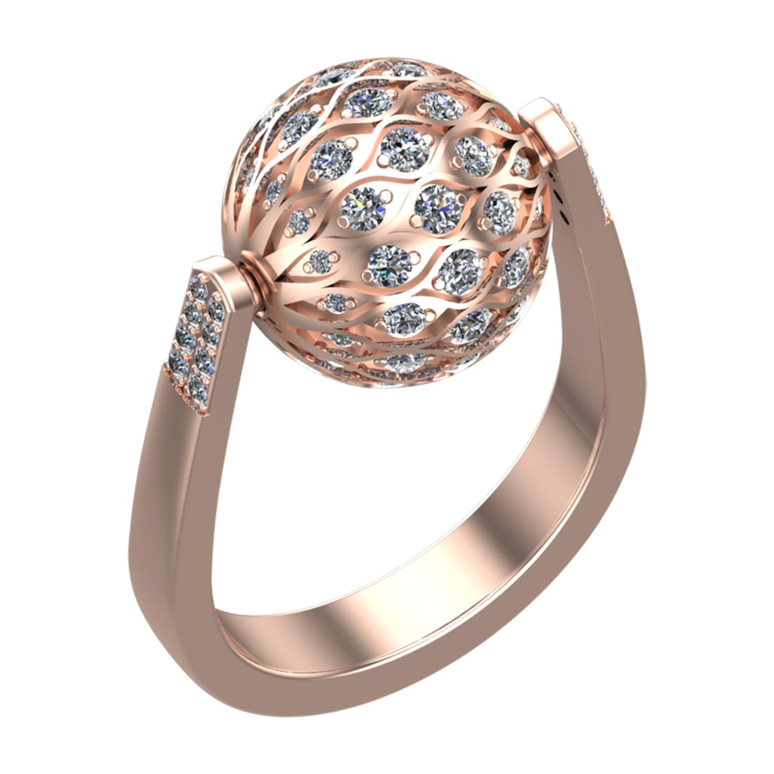 1.49 Ctw SI1/SI2 Diamond 14k Rose Gold Engagement Ring (ALL DIAMOND ARE LAB: Total Daimond Weight :-1.49 Ctw Color : G-H Clarity : SI1/SI2 Setting : Prong Metal Weight : Approx 17.93 gram 14k Rose Gold Engagement Ring Current Ring Size 8 (ALL DIAMOND ARE LAB GROWN)