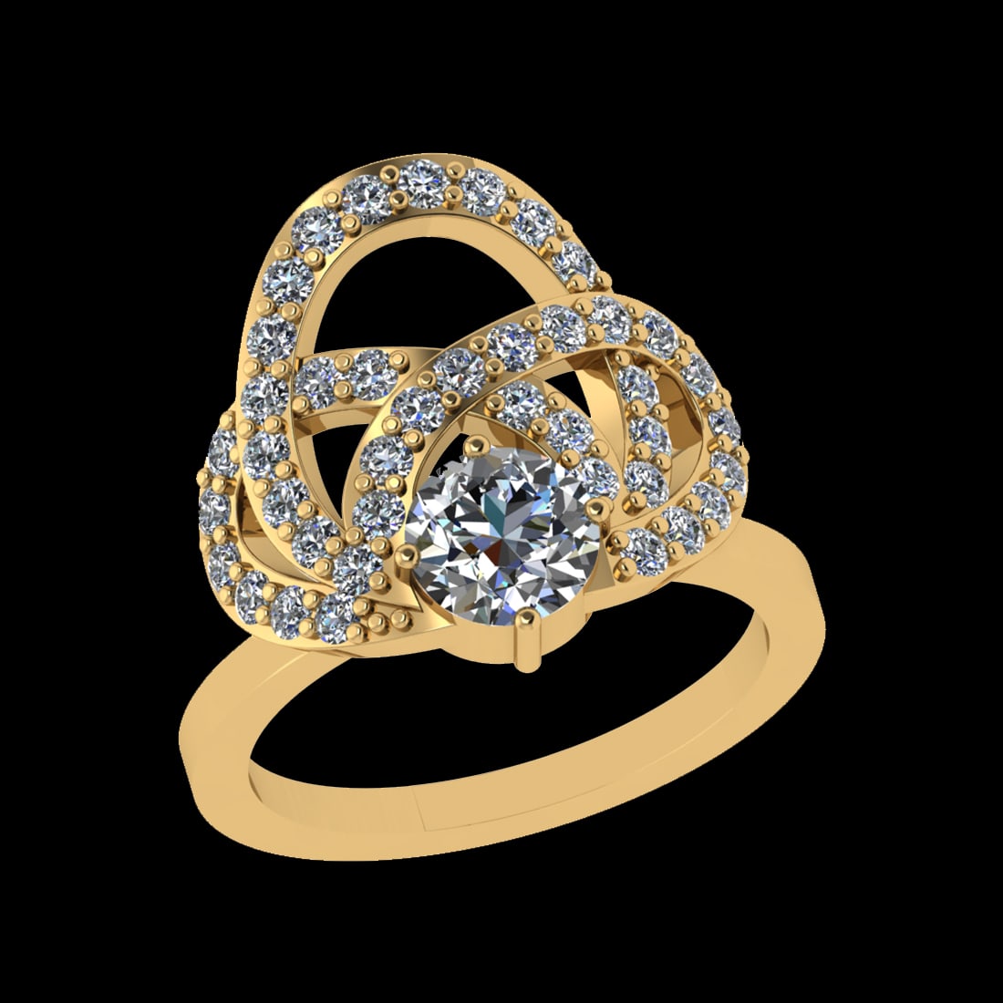 1.70 Ctw SI1/SI2Diamond Prong Set 10k Yellow Gold Engagement Ring: Center Daimond Weight :-0.84 Ctw ( Round Cut) Color : J-K Clarity : SI1/SI2 Side Diamond Weight Of Ctw 0.86 Ctw Color : J-K Clarity : SI1/SI2 Daimond Setting : Prong Metal Weight : Approx 6.06 gram 10