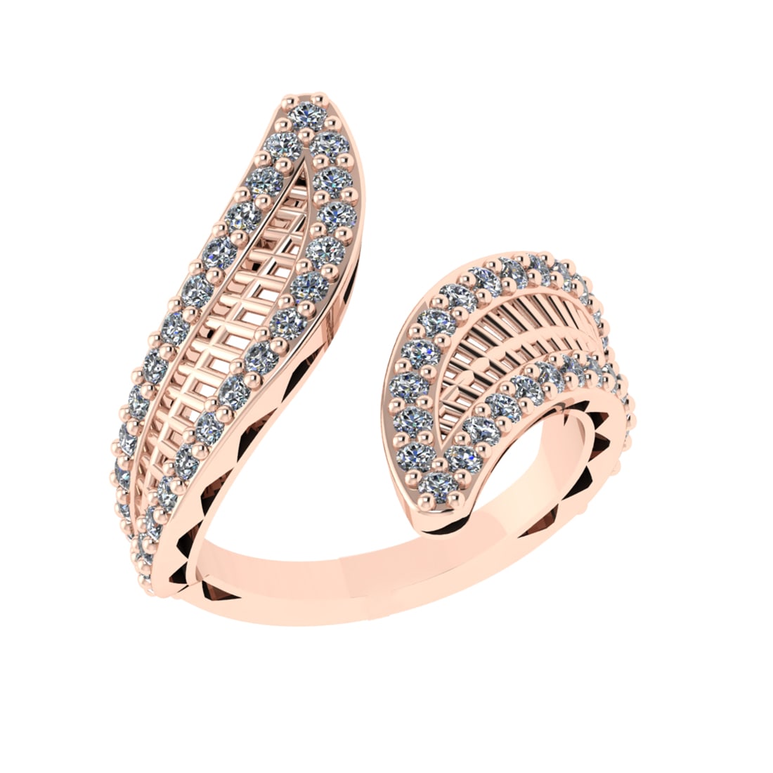 1.08 Ctw VS/SI1 Diamond Prong Set 18k Rose Gold Engagement Ring: Total Diamond Weight :-1.08 Ctw (Round cut) Color :- G-H Clarity : VS/SI1 Setting : Prong Metal Weight : Approx 5.10gram 18k Rose Gold Engagement Ring Current Ring Size-6 (ALL DIAMOND ARE LAB GROWN )