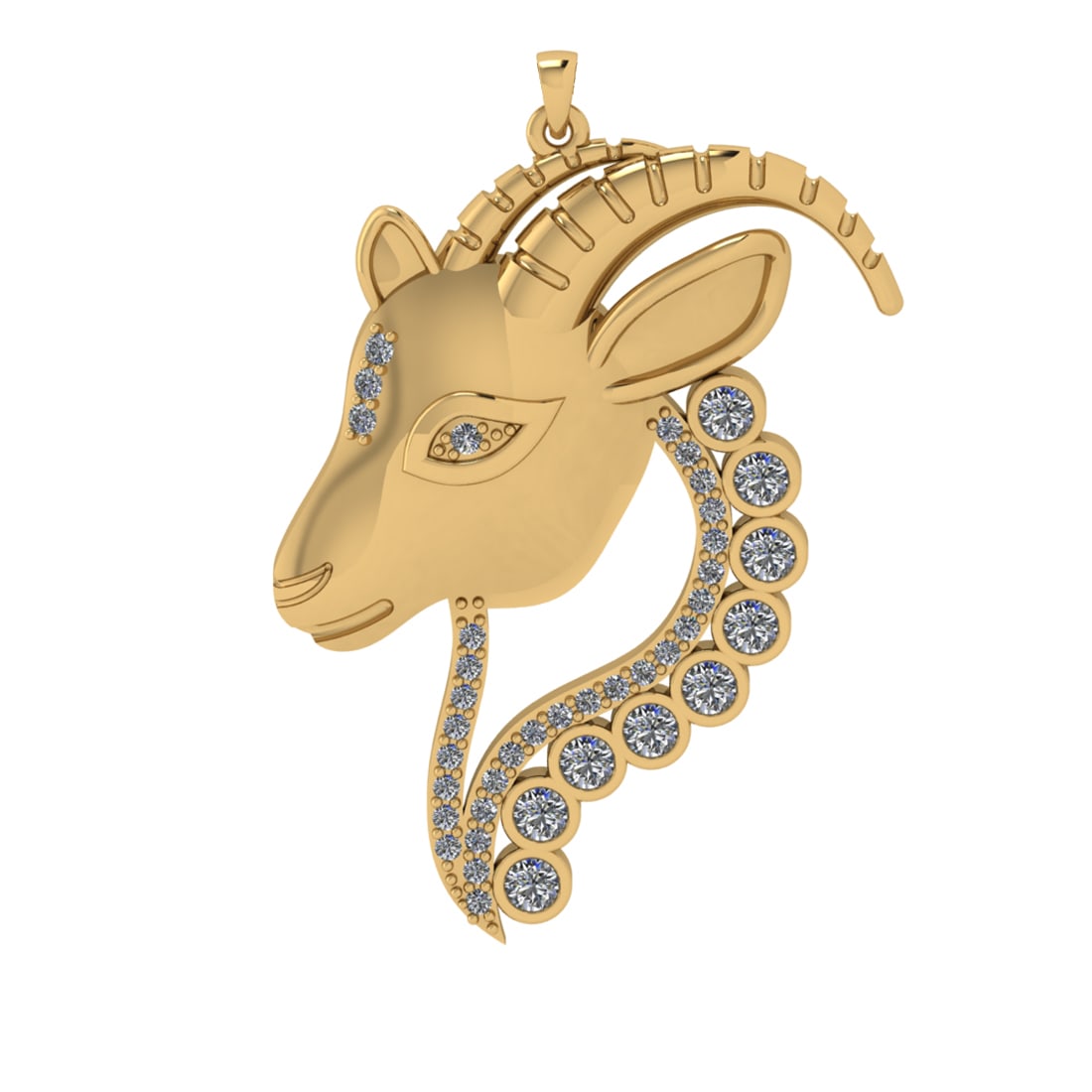 0.48 Ctw VS/SI1 Diamond 14k Yellow Gold Pendant (ALL DIAMOND ARE LAB GROWN: Total Daimond Weight :-0.48 Ctw Color : J-K Clarity : VS/SI1 Setting : Prong Metal Weight : Approx 6.06 gram 14k Yellow Gold Pendant (ALL DIAMOND ARE LAB GROWN ) #3SS65057v15