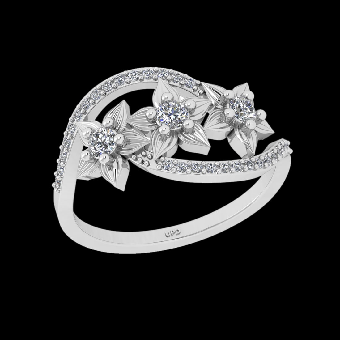 0.35 Ctw VS/SI1 Diamond 18K White Gold Engagement Ring (ALL DIAMOND ARE LAB: Center Diamond Weight :-0.20 Ctw ( 3pec Round Cut) Color :- G-H Clarity : VS/SI1 Center Stone Setting : Prong Side Diamond Weight Of Ctw 0.15 Ctw Color : G-H Clarity : VS/SI1 Stone Setting : Prong Met