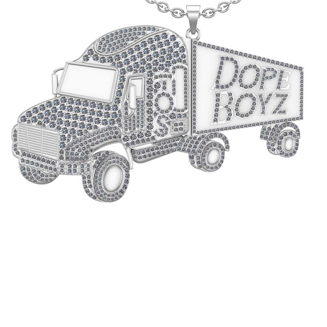 7.81 Ctw VS/SI1 Diamond 10K White Gold Hip Hop Style Necklace (ALL DIAMOND: Total Diamond Weight : 7.81 Ctw (Round cut) Center Diamond Color :- J-K Center Clarity : VS/SI1 Stone Setting : Prong Metal Weight : Approx 80.50 Gram 10K White Gold Hip Hop Style Necklace (ALL DIAMON
