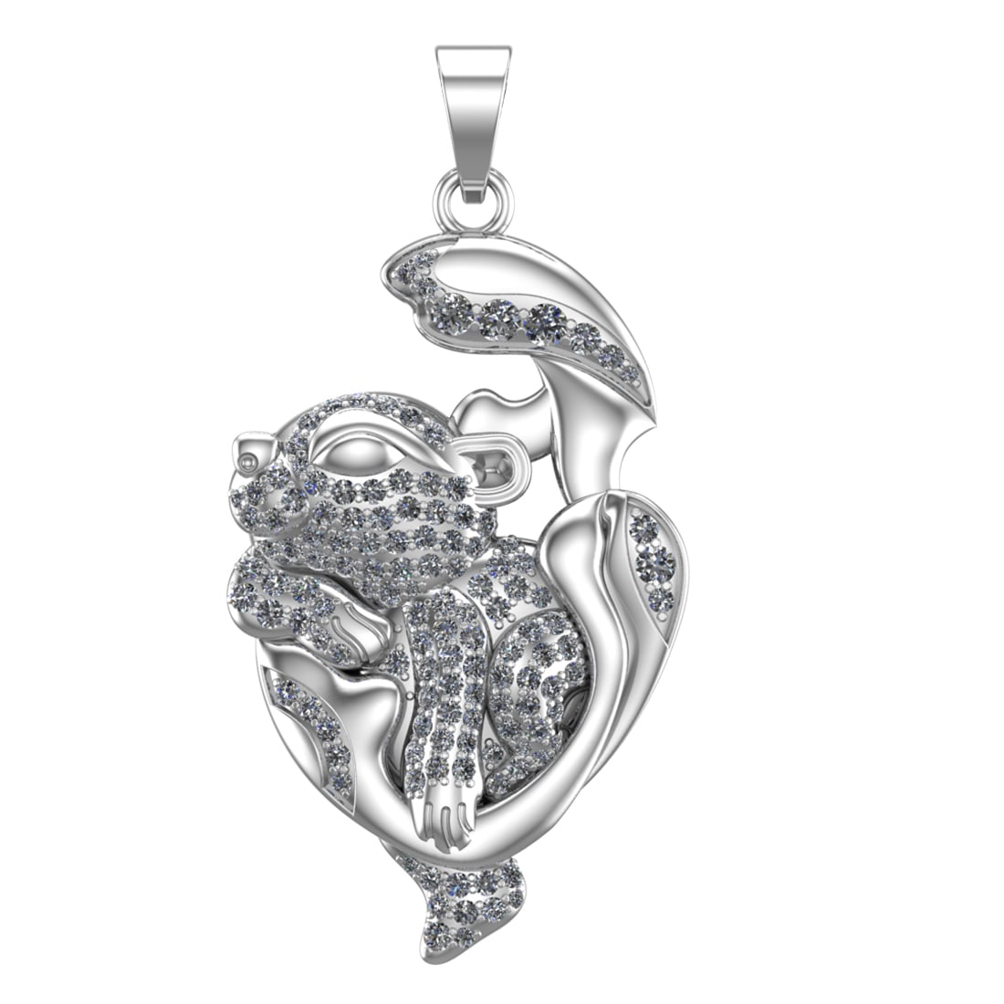 1.63 Ctw VS/SI1 Diamond 14k white Gold Pendant (ALL DIAMOND ARE LAB GROWN ): Total Daimond Weight :-1.63 Ctw Color : J-K Clarity : VS/SI1 Setting : Prong Metal Weight : Approx 30.95 gram 14k White Gold Pendant (ALL DIAMOND ARE LAB GROWN ) #3SS65041v15