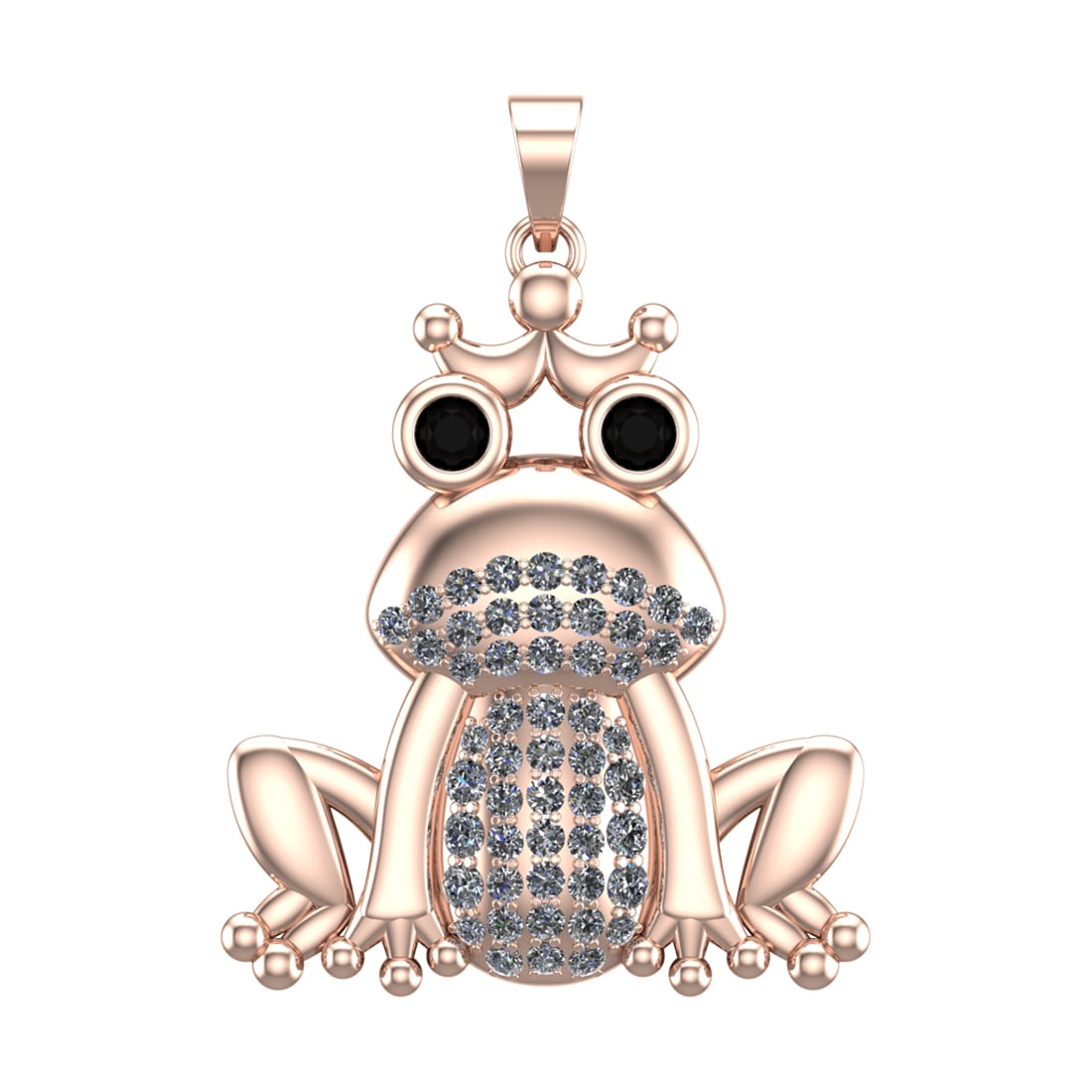 1.22 Ctw VS/SI1 Treated fancy black diamond Prong Set 14k Rose Gold Pandant: Eye Stone Weight :- 0.22 ctw Eye Stone Color :- Treated fancy black diamond Total Daimond Weight :-1.00 Ctw Color : G-H Clarity : VS/SI1 Setting : Prong Metal Weight : Approx 11.14 gram 14k Rose Gold