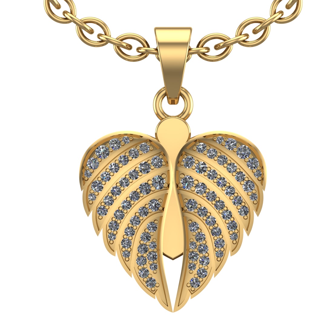 0.71 Ctw VS/SI1 Diamond Prong Set 14k Yellow Gold Pandant (ALL DIAMOND ARE: Total Daimond Weight :-0.71 Ctw Color : G-H Clarity : VS/SI1 Setting : Prong Metal Weight : Approx 7.31 gram 14k Yellow Gold Pandant (ALL DIAMOND ARE LAB GROWN ) #3SS73276v14