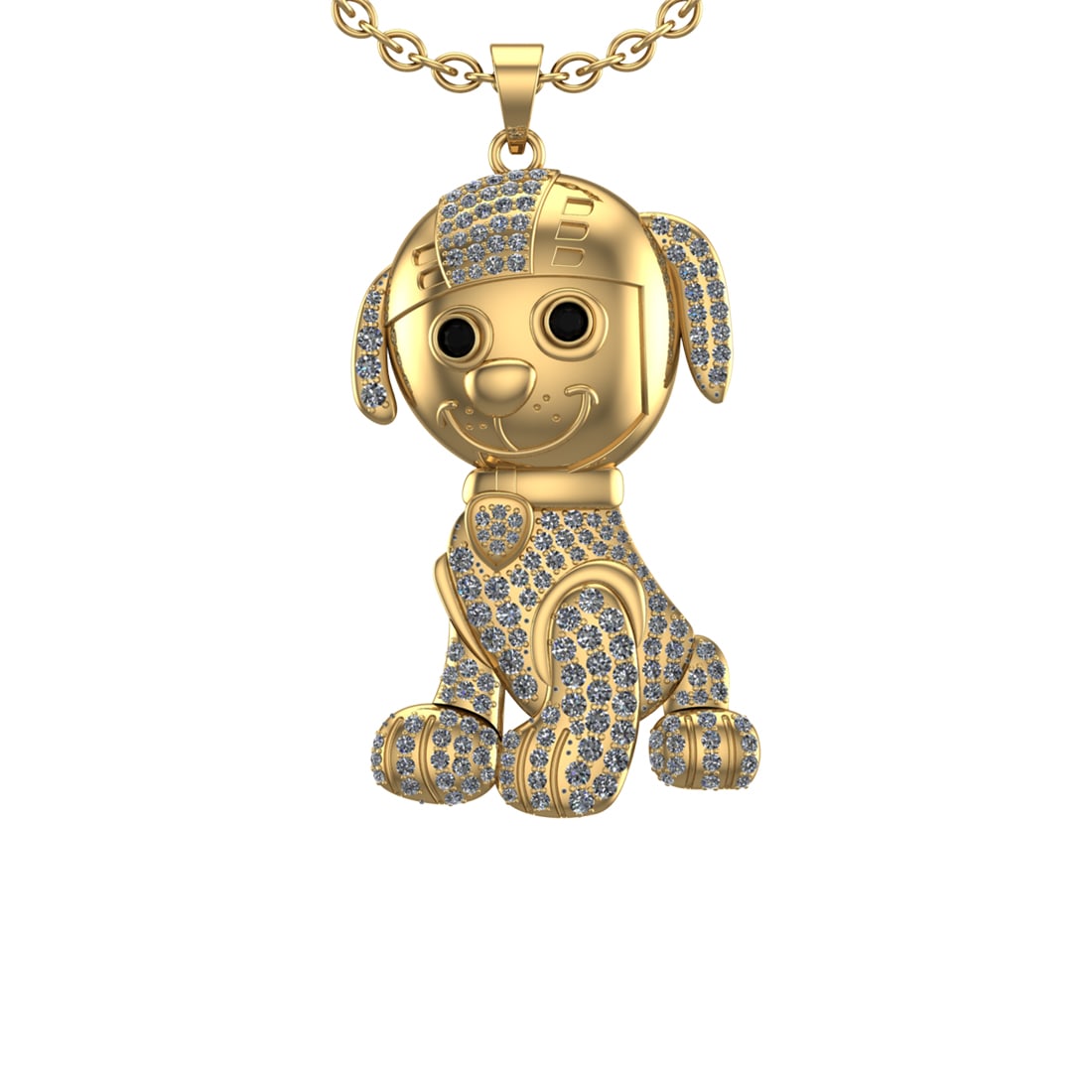 2.93 Ctw VS/SI1 Treated Fancy Black and white Diamond 14K Yellow Gold Hip H (1 of 1)