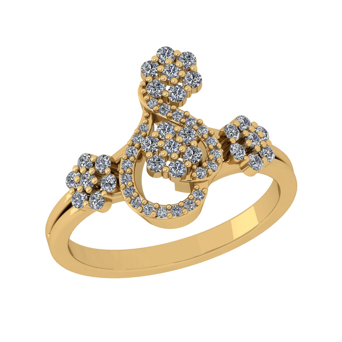 0.55 Ctw SI2/SI1 Diamond 14k Yellow Gold Engagement Ring (ALL DIAMOND ARE L: Total Daimond Weight :-0.55 Ctw Color : G-H Clarity : SI2/SI1 Setting : Prong Metal Weight : Approx 3.87 gram 14k Yellow Gold Engagement Ring Ring Size 6 (ALL DIAMOND ARE LAB GROWN) #3SS22540v15