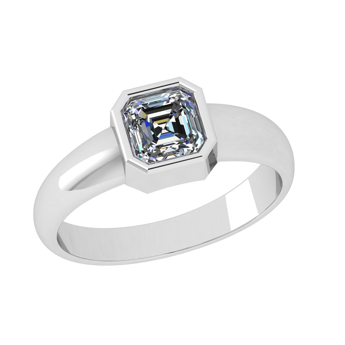 0.75 Ctw VS/SI1 Diamond 14k white Gold Solitaire Ring (ALL DIAMOND ARE LAB: Center Daimond Weight :-0.75 Ctw ( Radiant cut) Color : G-H Clarity : VS/SI1 Metal Weight : Approx 3.87 gram 14k White Gold Solitaire Ring Current Ring Size 6 (ALL DIAMOND ARE LAB GROWN ) #3SS65445v15