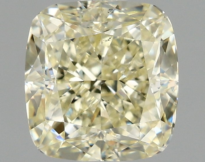 1.55ct Cushion Square Cut Lab Grown Diamond: IGI CertifiedCushion SquareCut Loose Diamond (LAB GROWN) - Weight:1.55 ctw; Color: Fancy Light Yellow; Clarity: VS1 #3SS99148v15