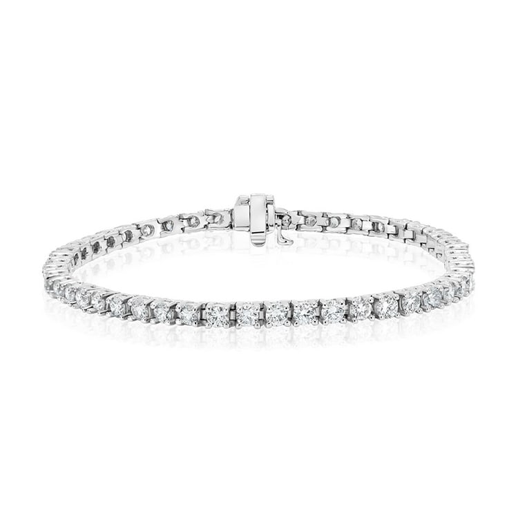 1.76 ctw 14K White Gold 7 inch Basket 4 Prong Tennis Bracelet (LAB-GROWN): Shape: Round ;Metal Type: 14K White Gold ;Style: 7 inch Basket 4 Prong ;Color: F-G ;Clarity: SI ;Total Carat Weight: 1.76 (LAB-GROWN) #3SS76507v12