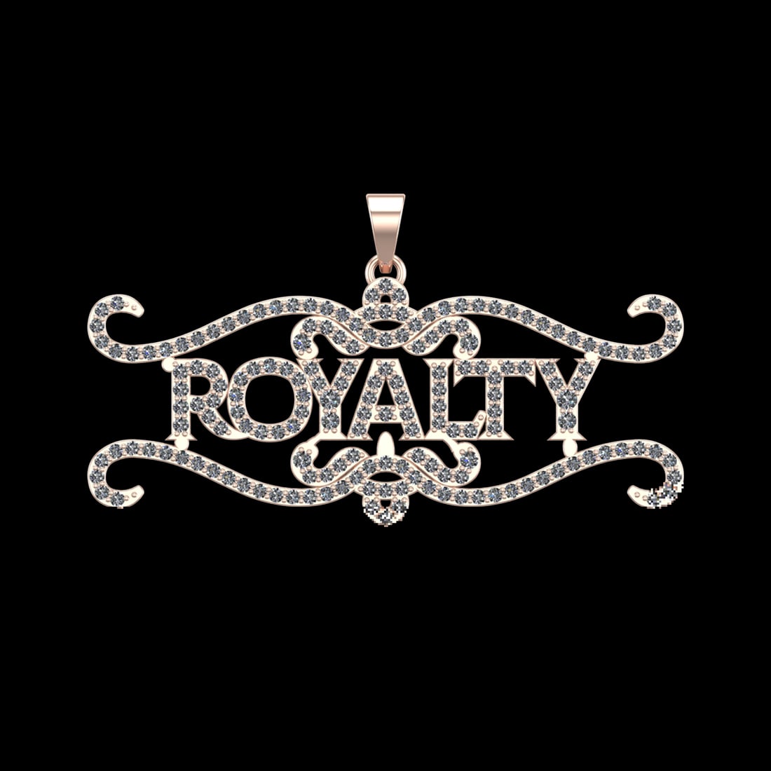 2.03 Ctw VS/SI1 Diamond 10k Rose Gold Royalty Pandant (ALL DIAMOND ARE LAB: Total Daimond Weight :-2.03 Ctw Color : J-K Clarity : VS/SI1 Setting : Prong Metal Weight : Approx 7.96 gram 10k Rose Gold Royalty Pandant (ALL DIAMOND ARE LAB GROWN ) #3SS23421v15