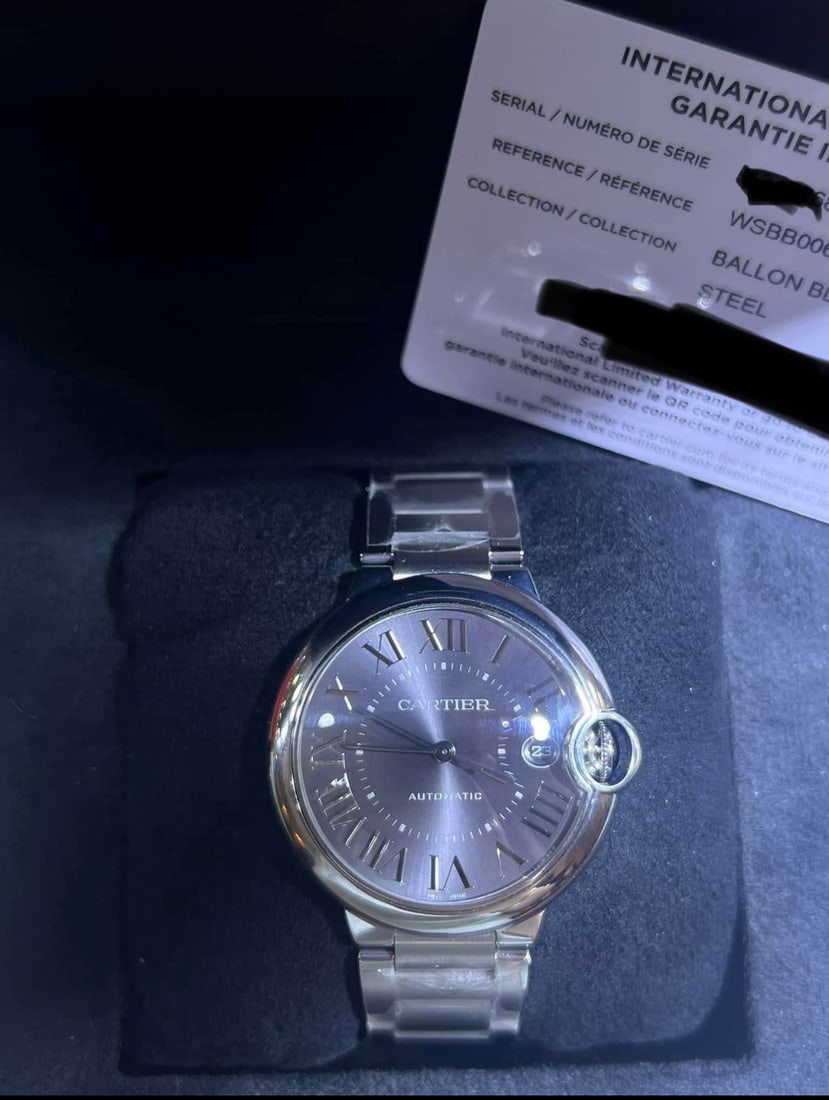 Ballon Da Cartier Watch Comes with Box & Papers: Ballon Da Cartier Watch Comes with Box & Papers #3SS18309v8