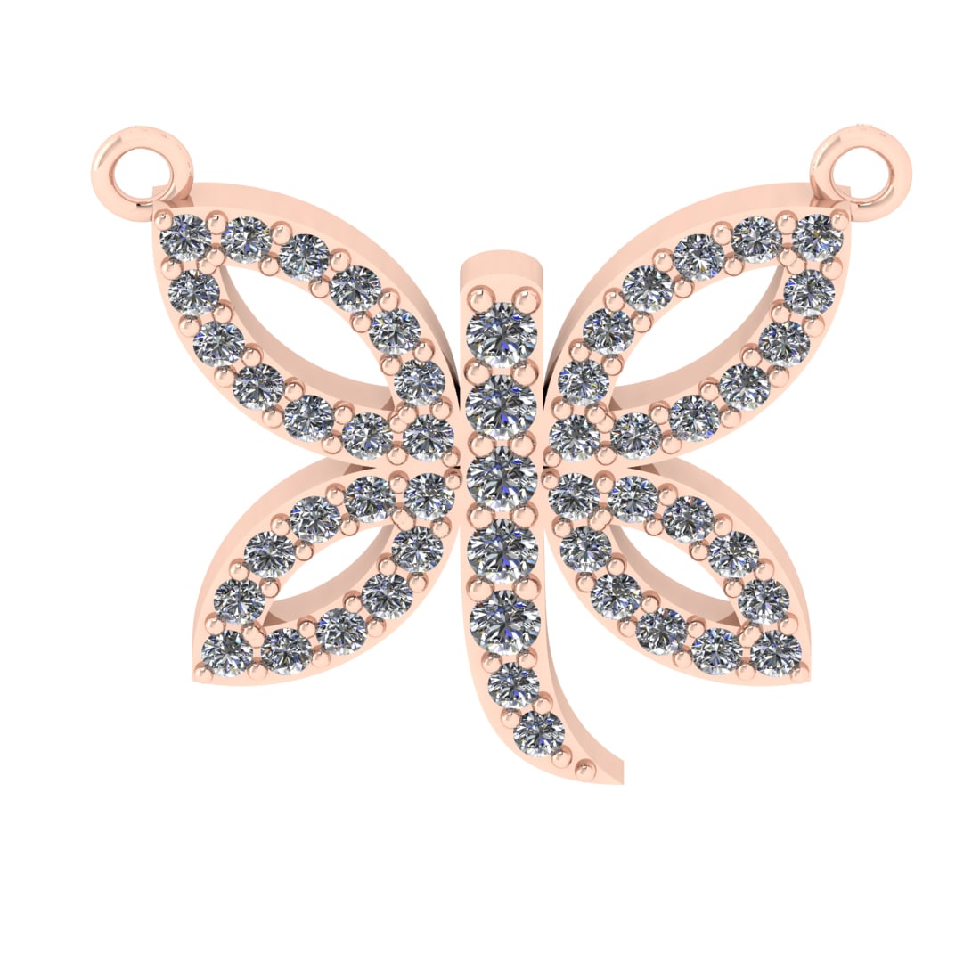 0.63 Ctw VS/SI1 Diamond 14k Rose Gold Pendant (ALL DIAMOND ARE LAB GROWN ): Total Daimond Weight :-0.63 Ctw Color : J-K Clarity : VS/SI1 Setting : Prong Metal Weight : Approx 3.65 gram 14k Rose Gold Pendant (ALL DIAMOND ARE LAB GROWN ) #3SS65094v15