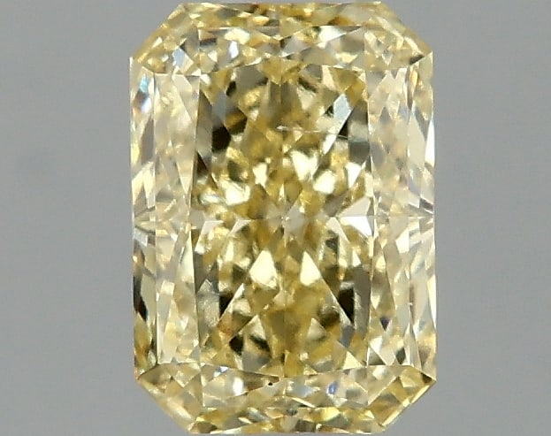1.11ct Radiant Cut Lab Grown Diamond: IGI CertifiedRadiantCut Loose Diamond (LAB GROWN) - Weight:1.11 ctw; Color: Fancy Intense Yellow; Clarity: VS2 #3SS99088v15