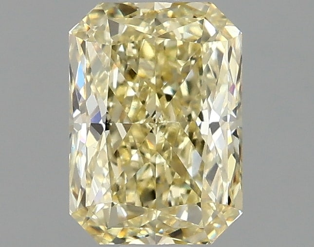1.23ct Radiant Cut Lab Grown Diamond: IGI CertifiedRadiantCut Loose Diamond (LAB GROWN) - Weight:1.23 ctw; Color: Fancy Intense Yellow; Clarity: VVS2 #3SS98990v15