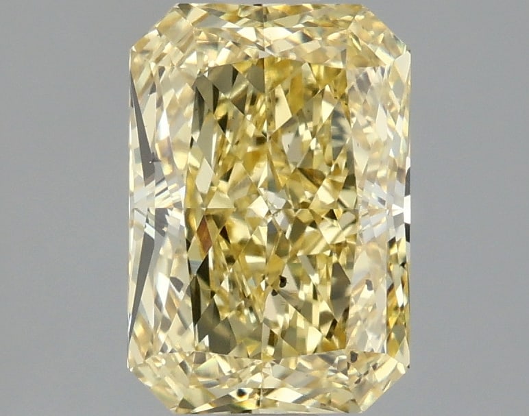 1.87 ctw. VS2 IGI Certified Radiant Cut Loose Diamond (LAB GROWN): IGI Certified Rad Cut Loose Diamond (LAB GROWN) - Weight :- 1.87 ctw; Color :- Fancy Vivid Yellow; Clarity :-VS2 #3SS23993v15