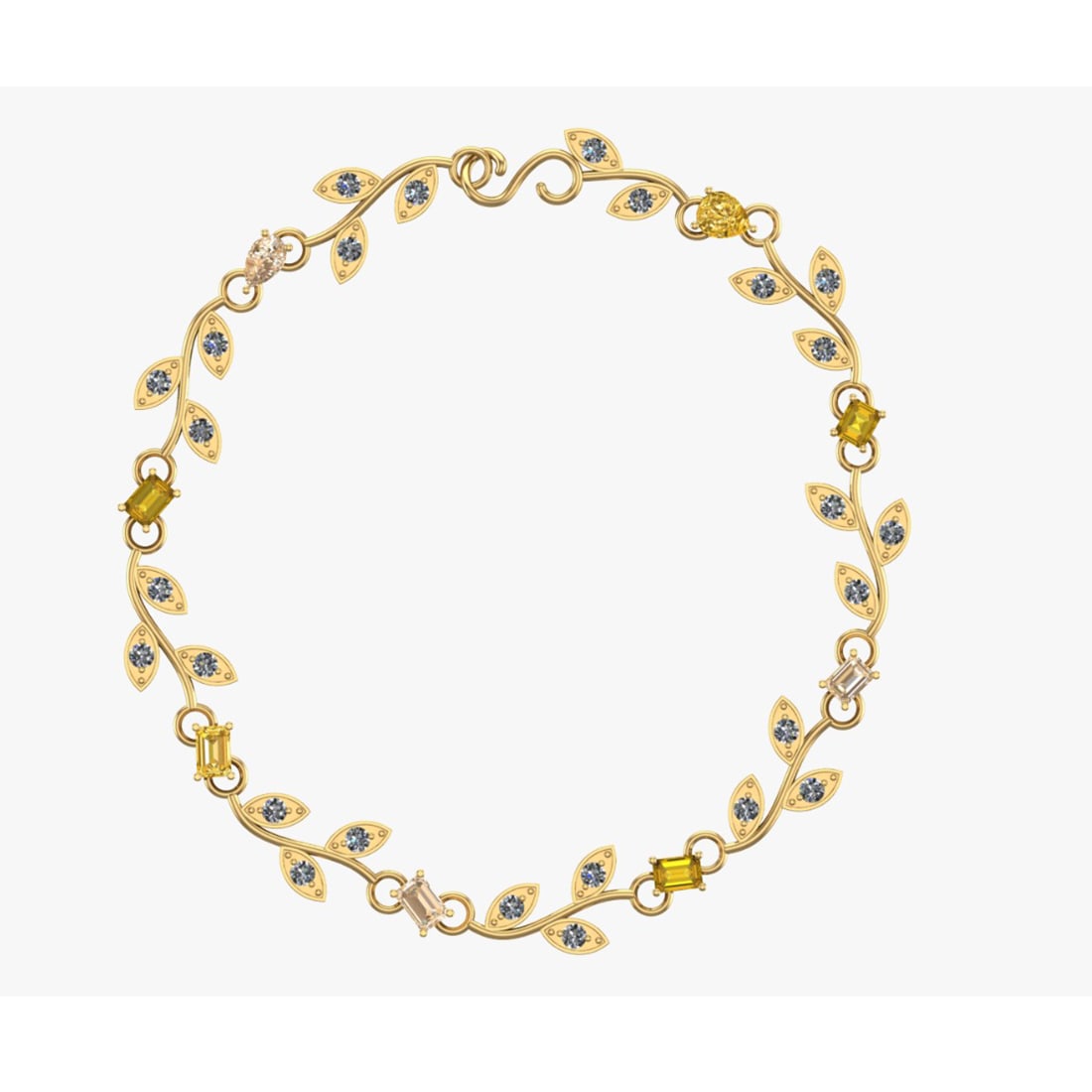 3.75 Ctw VS/SI1 Fancy Natural Yellow Brown and white Diamond 14K Yellow Gol (1 of 1)