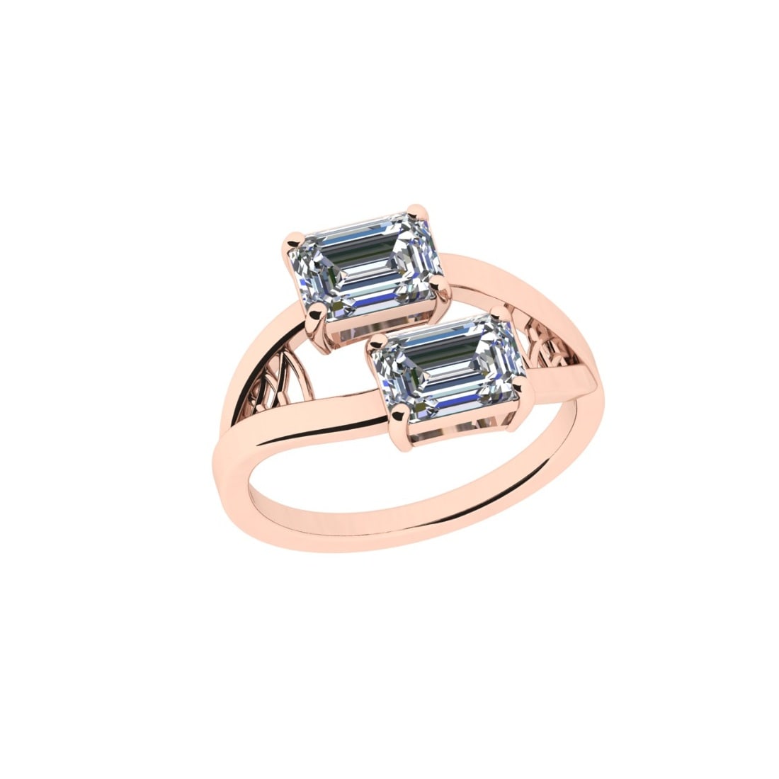 3.00 Ctw SI2/SI1 Diamond Bezel Set 14k Rose Gold Solitaire Ring: Center Daimond Weight :-3.00 Ctw ( Emerald Cut) Color : G-H Clarity : SI2/SI1 Daimond Setting : Bezel Metal Weight : Approx 4.30 gram 14k Rose Gold Solitaire Ring Current Ring Size 6 (ALL DIAMOND ARE