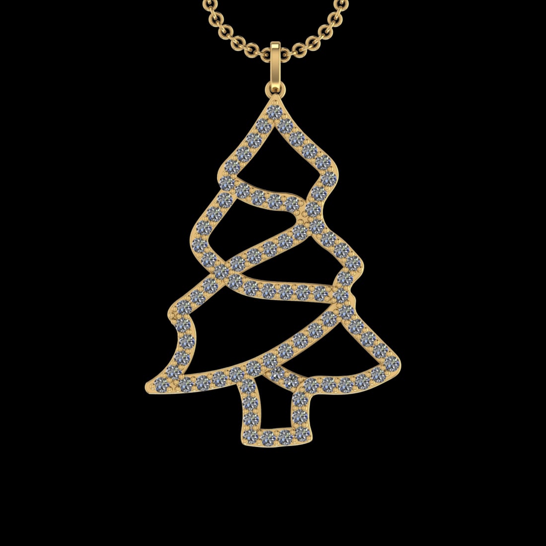 5.52 Ctw VS/SI1 Diamond 10k Yellow Gold Christmas Theme Pandant (ALL DIAMON: Total Daimond Weight :-5.52 Ctw Color : G-H Clarity : VS/SI1 Setting : Prong Metal Weight : Approx 6.76 gram 10k Yellow Gold Christmas Theme Pandant (ALL DIAMOND ARE LAB GROWN ) #3SS97419v12