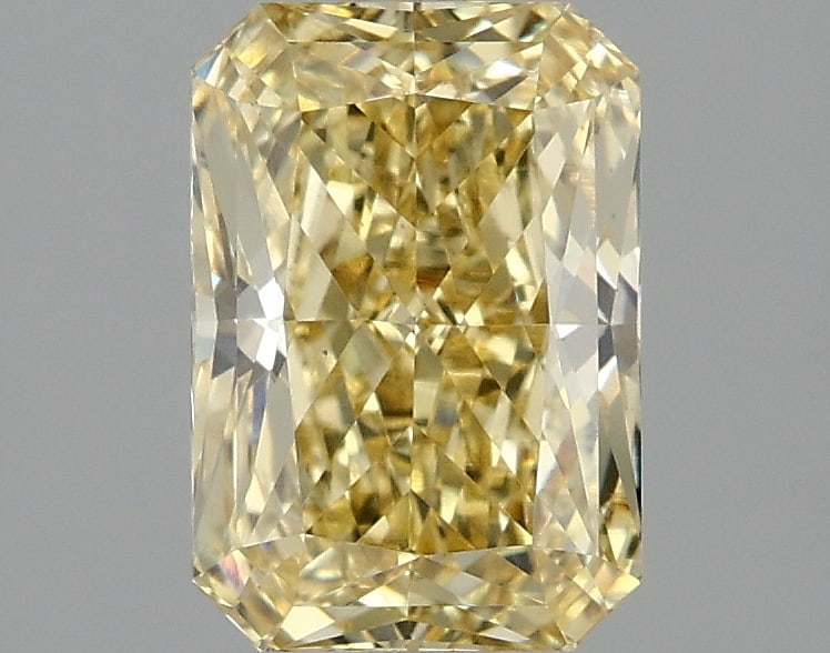2.02ct Radiant Cut Lab Grown Diamond: IGI CertifiedRadiantCut Loose Diamond (LAB GROWN) - Weight:2.02 ctw; Color: Fancy Intense Yellow; Clarity: VS1 #3SS99037v15