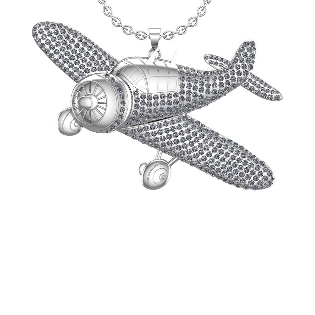 10.99 Ctw VS/SI1 Diamond 14K White Gold Hip Hop Style Necklace (ALL DIAMOND: Total Diamond Weight : 10.99 Ctw (Round cut) Center Diamond Color :- J-K Center Clarity : VS/SI1 Stone Setting : Prong Metal Weight : Approx 57.40 Gram 14K White Gold Hip Hop Style Necklace (ALL DIAMO