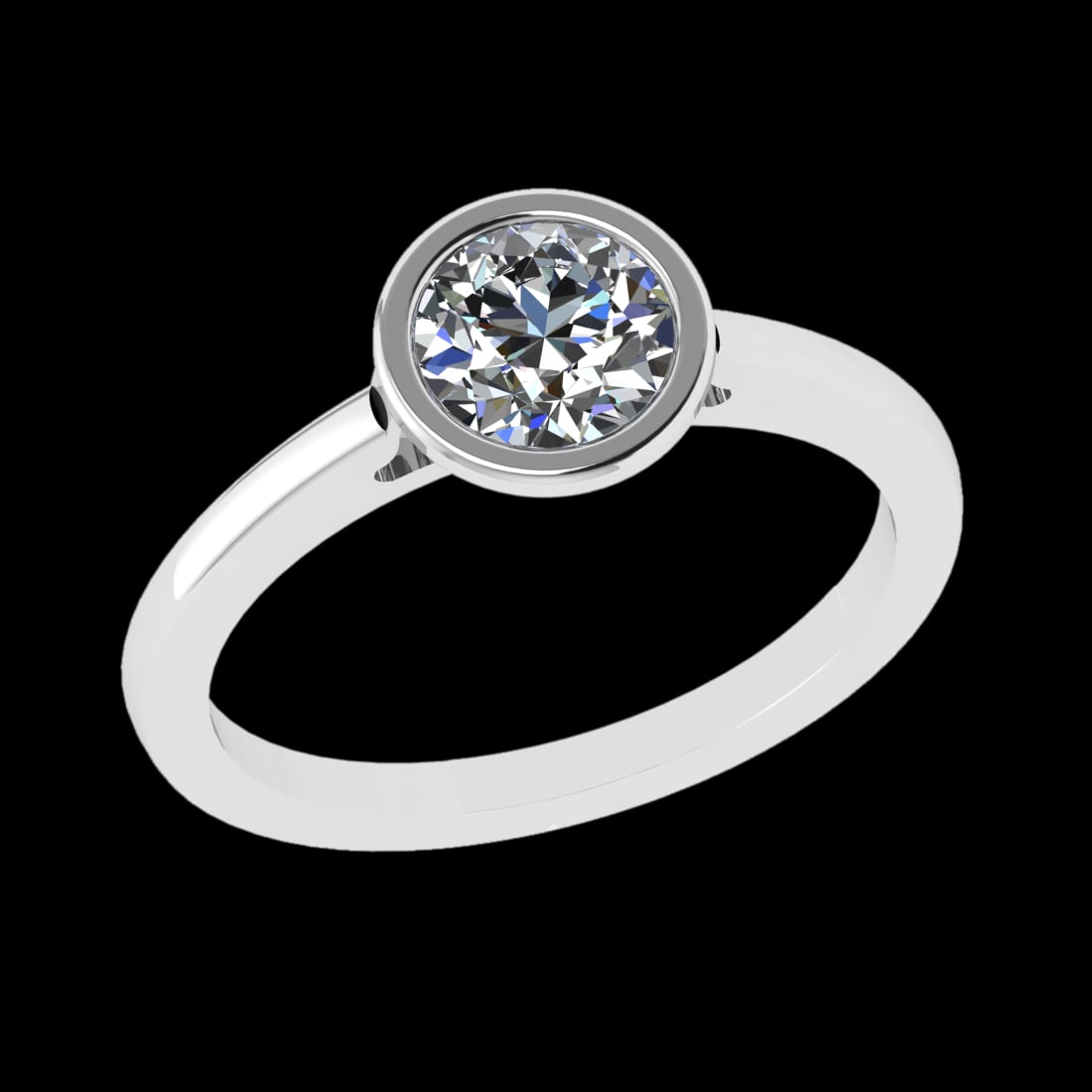 0.84 Ctw VS/SI1 Diamond 10k white Gold Solitaire Ring (ALL DIAMOND ARE LAB: Center Daimond Weight :-0.84 Ctw ( Round Cut) Color : J-k Clarity : VS/SI1 Metal Weight : Approx 2.30 gram 10k white Gold Solitaire Ring Current Ring Size 6 (ALL DIAMOND ARE LAB GROWN ) #3SS23344v15