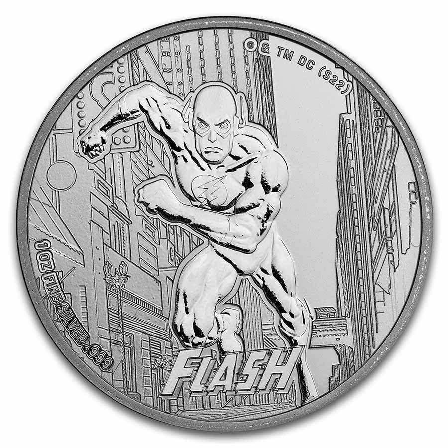 2023 Samoa ? DC Comics ?The Flash? 1 oz Silver Coin: 2023 Samoa ? DC Comics ?The Flash? 1 oz Silver Coin #3SS98440v15