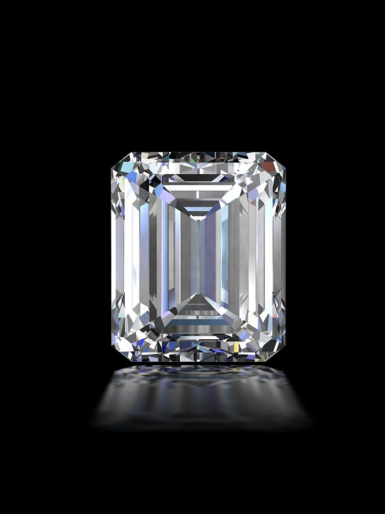 8.62 ctw SI1 IGI Certified (LAB GROWN) Emerald Cut Loose Diamond (1 of 1)