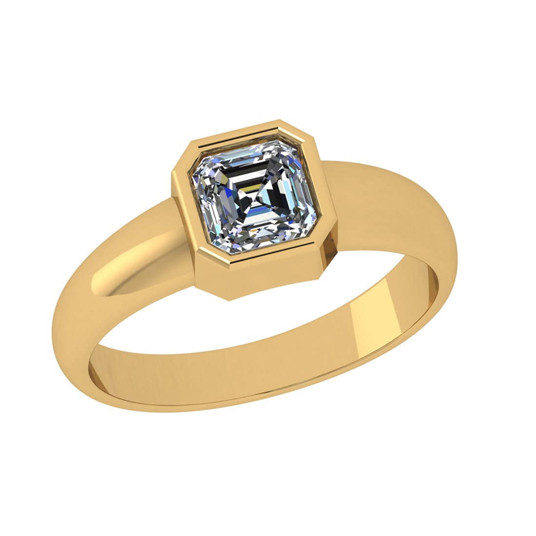 0.75 Ctw VS/SI1 Diamond 14k Yellow Gold Solitaire Ring (ALL DIAMOND ARE LAB (1 of 2)