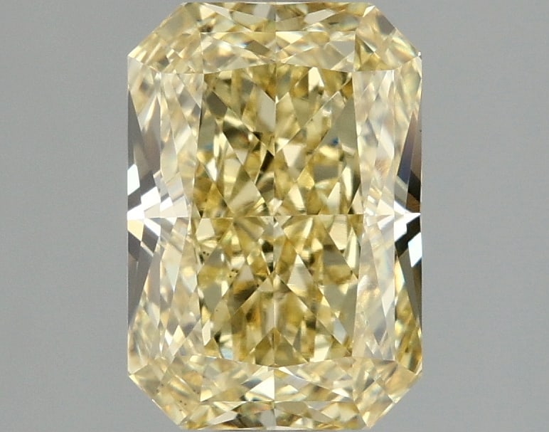 2.08ct Radiant Cut Lab Grown Diamond: IGI CertifiedRadiantCut Loose Diamond (LAB GROWN) - Weight:2.08 ctw; Color: Fancy Intense Yellow; Clarity: VVS2 #3SS98971v15