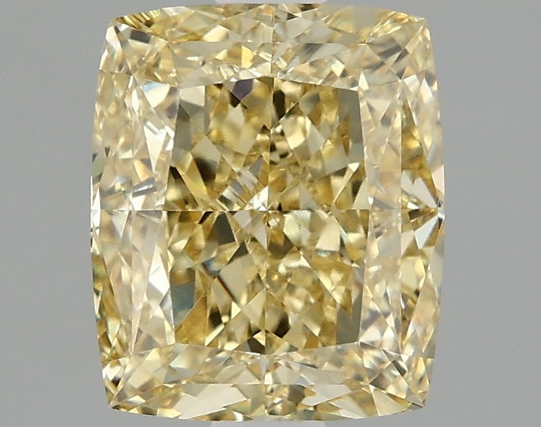 2.07ct Cushion Cut Lab Grown Diamond: IGI CertifiedCushionCut Loose Diamond (LAB GROWN) - Weight:2.07 ctw; Color: Fancy Intense Yellow; Clarity: VS1 #3SS98830v15