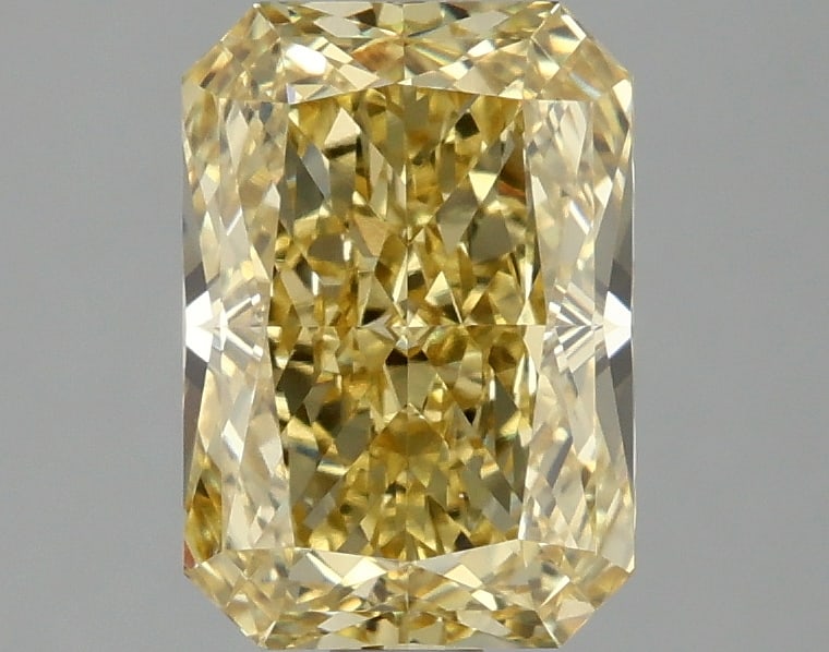 2.09ct Radiant Cut Lab Grown Diamond: IGI CertifiedRadiantCut Loose Diamond (LAB GROWN) - Weight:2.09 ctw; Color: Fancy Vivid Yellow; Clarity: VVS2 #3SS98965v15
