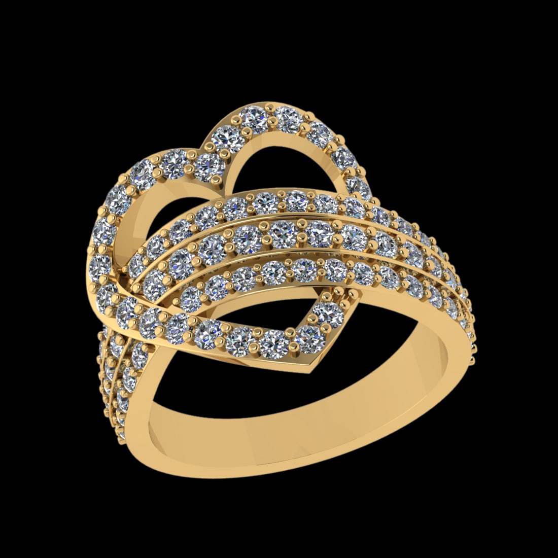 1.39 Ctw VS/SI1 Diamond Prong Set 18k Yellow Gold Engagement Ring (ALL DIAM: Total Daimond Weight :-1.39 Ctw Color : G-H Clarity : VS/SI1 Setting : Prong Metal Weight : Approx 7.62 gram 18k Yellow Gold Engagement Ring Current Ring Size 6 (ALL DIAMOND ARE LAB GROWN)