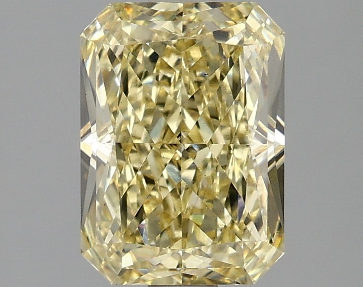 2.09ct Radiant Cut Lab Grown Diamond: IGI CertifiedRadiantCut Loose Diamond (LAB GROWN) - Weight:2.09 ctw; Color: Fancy Intense Yellow; Clarity: VS1 #3SS99034v15