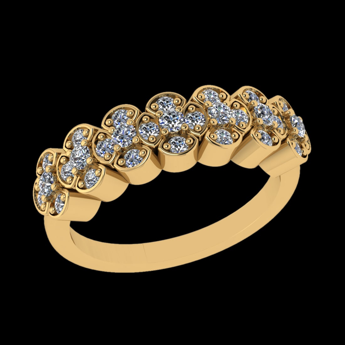 0.64 Ctw VS/SI1 Diamond Prong Set 10K Yellow Gold Engagement Ring: Total Daimond Weight :-0.64 Ctw Color : J-K Clarity : VS/SI1 Setting : Prong Metal Weight : Approx 4.91 gram 10K Yellow Gold Engagement Ring Current Ring Size 6 (ALL DIAMOND ARE LAB GROWN )