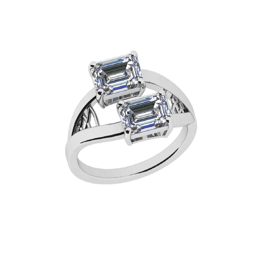 3.00 Ctw SI2/SI1 Diamond Bezel Set 14k white Gold Solitaire Ring: Center Daimond Weight :-3.00 Ctw ( Emerald Cut) Color : G-H Clarity : SI2/SI1 Daimond Setting : Bezel Metal Weight : Approx 4.30 gram 14k White Gold Solitaire Ring Current Ring Size 6 (ALL DIAMOND ARE