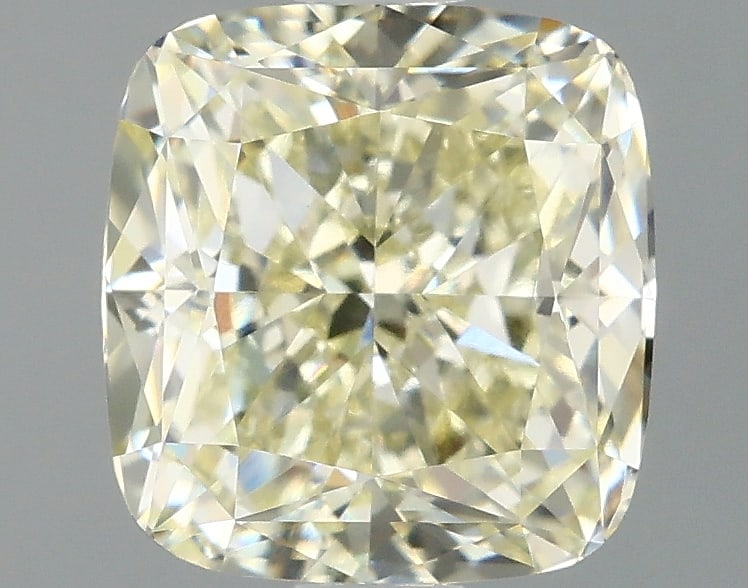 2.09 ctw. VVS2 IGI Certified Cushion Q Cut Loose Diamond (LAB GROWN): IGI Certified Cusq Cut Loose Diamond (LAB GROWN) - Weight :- 2.09 ctw; Color :- Fancy Light Yellow; Clarity :-VVS2 #3SS24066v15