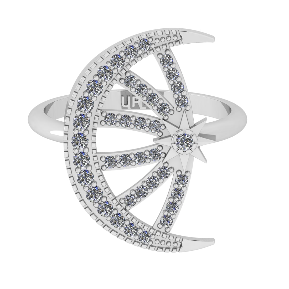 0.62 Ctw SI2/SI1 Diamond Prong Set 14k white Gold Engagement Ring (ALL DIAM: Total Daimond Weight :-0.62 Ctw Color : G-H Clarity : SI2/SI1 Setting : Prong Metal Weight : Approx 4.27 gram 14k White Gold Engagement Ring Current Ring Size 6 (ALL DIAMOND ARE LAB GROWN )